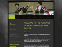 Tablet Screenshot of burgerhandball.com